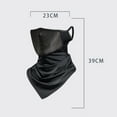 thumbnail image 6 of Hloma Universal Cycling Scarf Multiple Wearing Ways Dust proof Sun Cycling Face Scarf for Outdoor, 6 of 8