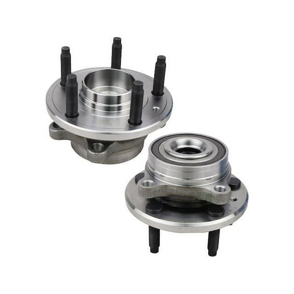 Rear Wheel Hub Assembly Set - Compatible with 2011 - 2014 Ford Edge 2012 2013