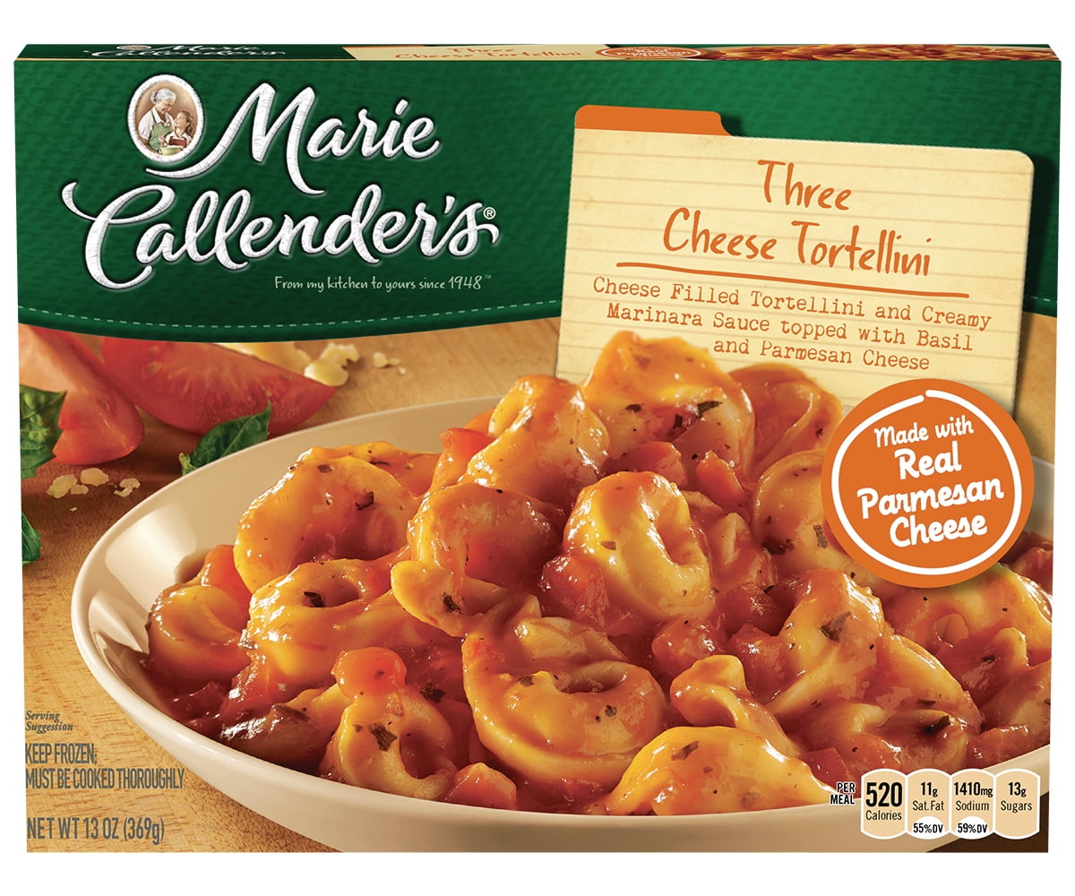 Marie Callenders Frozen Dinner Three Cheese Tortellini 13 Ounce - Walmart.com