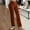*Brown, variant on ClodeEU Womens High Waist Straight Leg Pant With Button,Spring Fall Casual Trendy Trouse For Work Green,Womens Plus S