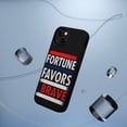 thumbnail image 5 of DistinctInk MagSafe Tough Case for Apple iPhone 13 Mini (5.4" Screen) - Fortune Favors Brave - Tempered Glass Back, 5 of 6