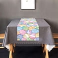 thumbnail image 4 of Coolnut Cute Easter Eggs Table Runner - 18x72 Inch Soft Fabric Table Runner, Heat-Resistant for Kitchen, Dining, Holiday House Decor, 4 of 7