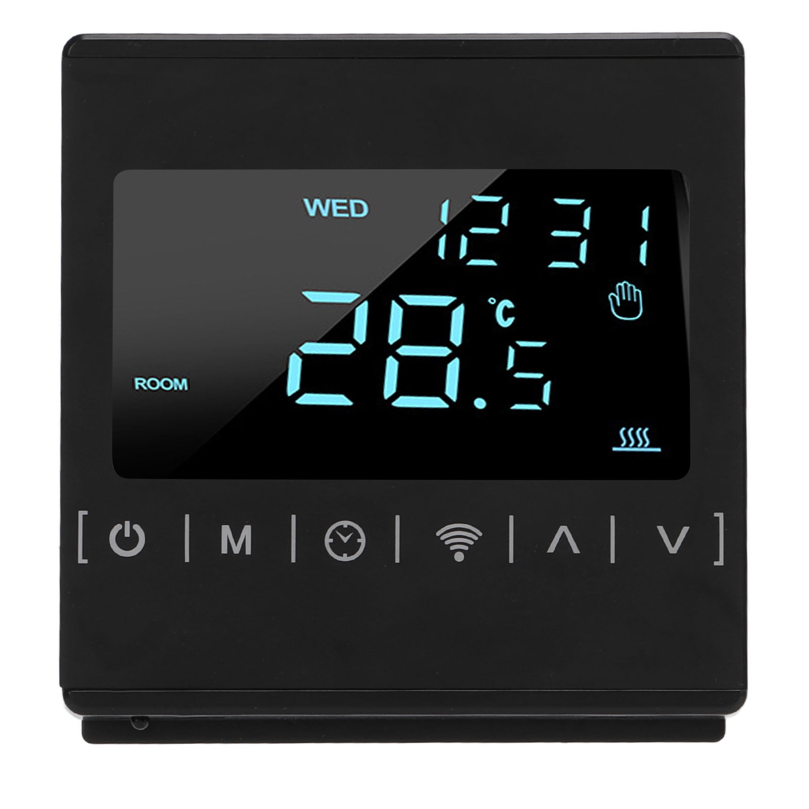 EBTOOLS Temperature Controller,LCD Temperature Controller,MH1823 Wifi Thermostat Smart LCD APP Voice Control Temperature Controller AC 85V‑250V