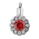 thumbnail image 1 of Rhinestone Lovely Flower Memorial Urn Colgante Fit Collar Llavero Inoxidable Luz roja Sunnimix Colgante conmemorativo del animal doméstico, 1 of 8