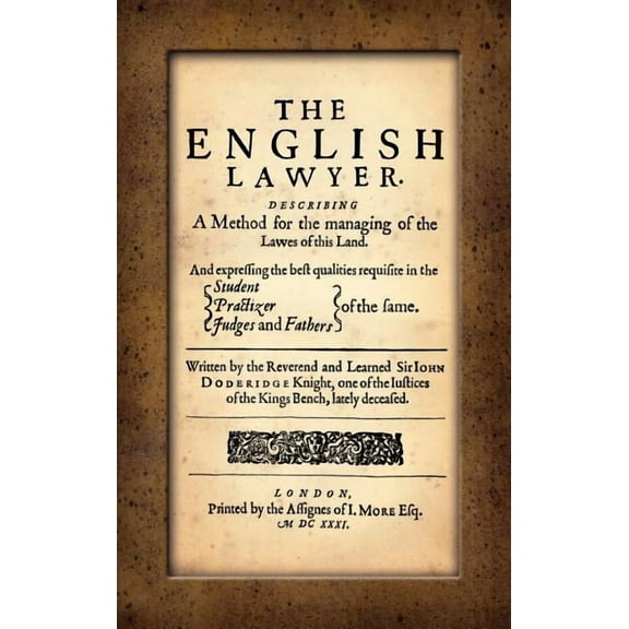 The English Lawyer (Hardcover)