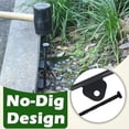 thumbnail image 6 of Gardzen Landscape Edging Kit, 40-Foot Long, 3-Inch Tall, No Dig Garden Edging Border for Flower Beds, Tree Rings, Pathways, Includes 40 Spikes, 6 of 7