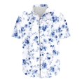 thumbnail image 5 of Xixinqiwan No Boundaries Hawaiian Shirt for Men Short Sleeve Button Down Shirts Beach Tropical Printed Casual Shirts Loose Quick Dry Blouse, 5 of 5