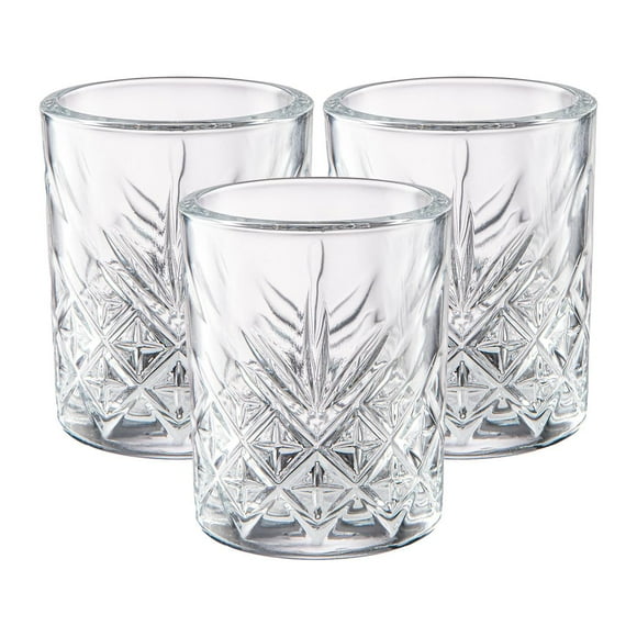 Juego de 48 Tequileros Caballito Shot diseño Timeless de Vidrio Cristal Labrado 60 ml 2 OZ