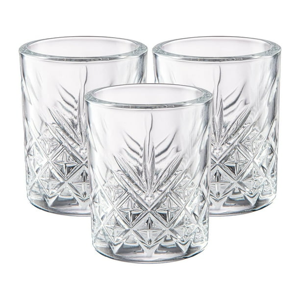 Juego de 48 Tequileros Caballito Shot diseño Timeless de Vidrio Cristal Labrado 60 ml 2 OZ