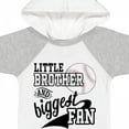 thumbnail image 4 of Inktastic Little Brother and Biggest Fan Baseball Family Fan Boys or Girls Baby Bodysuit, 4 of 5