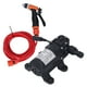 thumbnail image 4 of Lavadora de Presión, Lavadora Eléctrica Portátil Conjunto de Bomba de Instalación Fácil de 160 psi Sobre Protección de Corriente Con 2 Mangueras para Automóvil, 4 of 7
