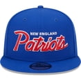 thumbnail image 2 of Men's New Era Royal New England Patriots Main Script 9FIFTY Snapback Hat, 2 of 6