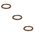 thumbnail image 2 of Minnieouse Tiger Eye Bracelet Wear-resistant Natural Stone Elastic Round Bracelets Bead Energy Rope Jewelry for Women Type1, 2 of 6