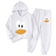 thumbnail image 2 of Cowsor Kids Girl Boy Top Pants Hood Outfits Sweatshirt Tracksuits for Kid Match Hooded Winter Fall Tops Sweatsuits, 2 of 4