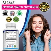 Toplux Magnesium Complex 8 Elemental Magnesium Supplement 1000mg Glycinate, Citrate, Malate, Taurate