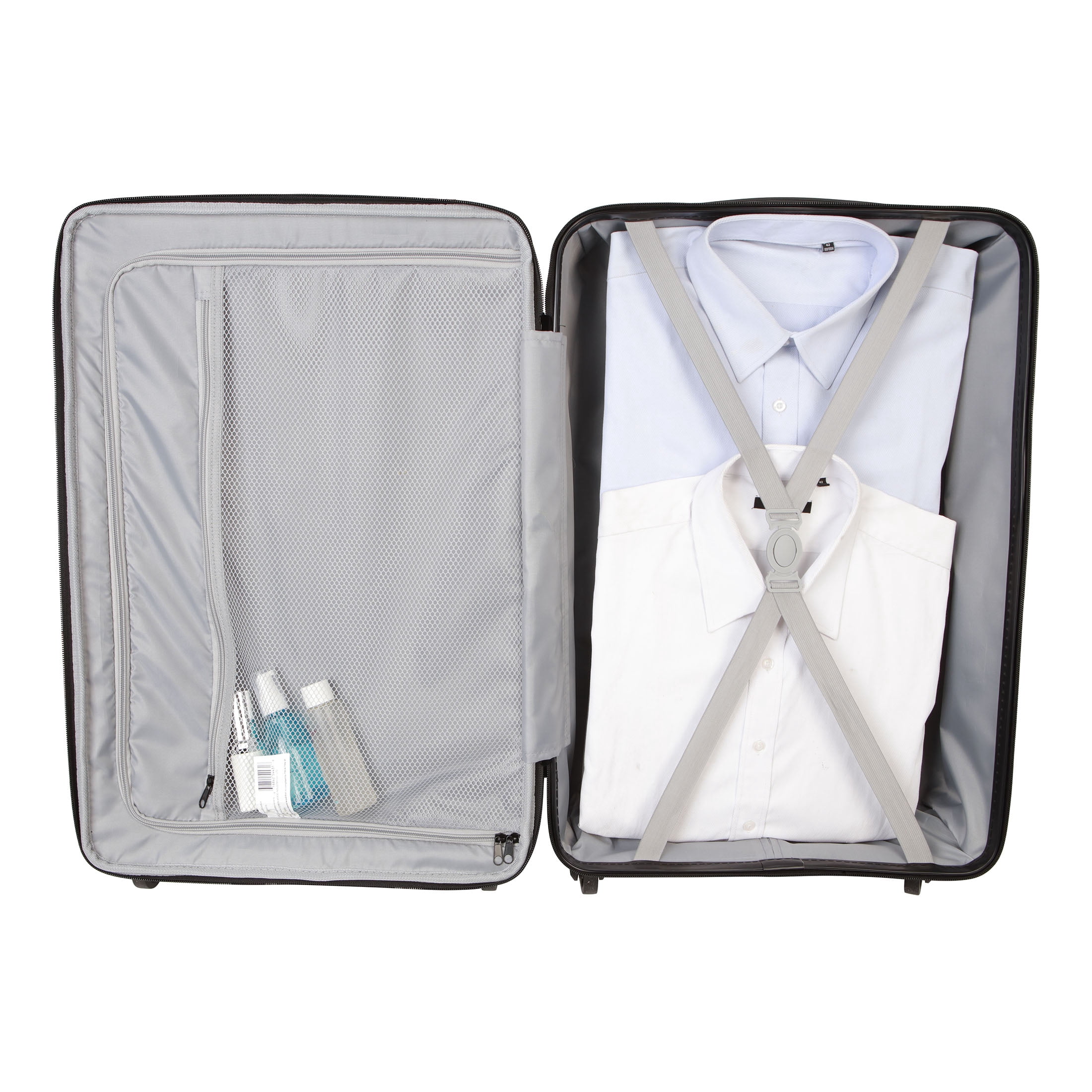 Protégé Vacationer 28-inch Checked Expandable Hardside Luggage With 360-Spinner Wheels and Divider Pockets, Pastel Green