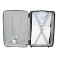 thumbnail image 3 of Protégé Vacationer 28-inch Checked Expandable Hardside Luggage With 360-Spinner Wheels and Divider Pockets, Pastel Green, 3 of 10