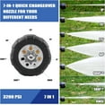 thumbnail image 6 of MEKOH Pressure Washer Nozzle, 7-in-1 Quick Changeover Nozzle, Adjustable Pressure Washer Nozzle with 1/4 Inch Quick Connect, 3200 PSI Spray Nozzle, 6 of 7