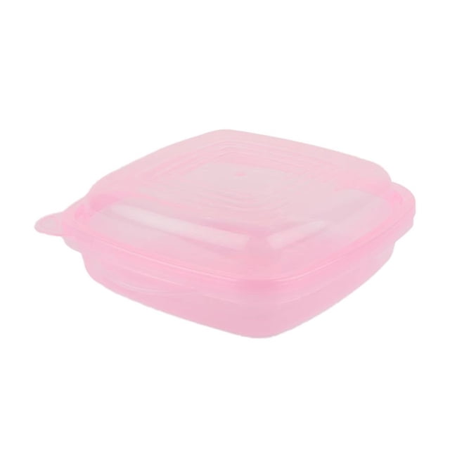 Caja Lonchera Prichos Cuadrada con Tapadera Adherida 1 Pieza Rosa