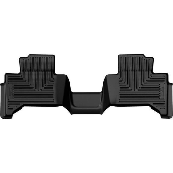 Husky Weatherbeater 2nd Row Floor Mat Fits 2024-2025 Lexus GX550/Toyota Land Cruiser w/ Cool Box Console Black 1 Pc