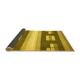 thumbnail image 2 of Ahgly Company Indoor Square Abstract Yellow Modern Area Rugs, 8' Square, 2 of 4