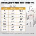 thumbnail image 6 of Dream Apparel Men's Biker Cuttoff Vest Denim/Cotton Shirt with Vintage and Frayed Sleeveless Look 2 Front Pockets, 6 of 7