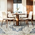 thumbnail image 5 of SIXHOME 5'x7' Area Rugs for Living Room Washable Traditional Blue Distressed Carpet Non Slip Ultra Soft Retro Floral Throw Indoor Rug for Bedroom Dinning Room Office Home, 5 of 6