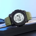 thumbnail image 5 of Large Digital Waterproof Sports Watch for Men and Women - Multifunctional Luminous Wristwatch with Silicone Strap, Alarm, Stopwatch, and Time Display for Outdoor Activities,Multicolor A, 5 of 5
