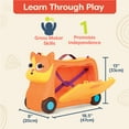 thumbnail image 4 of B. toys â Ride-On Toy â Ride-On Cat Suitcase â Kids Luggage â Storage Space for Travel â 2 Years + â Gogo Ride-On - Lolo, 4 of 5
