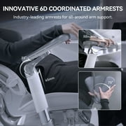 SIHOO Doro-S300 Ergonomic Office Chair, High Back Mesh Office Chair, Zero-Gravity Mechanism-6D Coordinated Armrests Desk Chair for Home Office - White