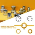 thumbnail image 3 of Roscado Kit de herramientas manuales para hacer roscas de PVC, juego de troqueles NPT, enhebrador de tuberías para bombas y tuberías Ehuebsd Para estrenar, 3 of 8
