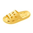 thumbnail image 3 of Domzle Shower Shoes for Women Men, Quick Drying Shower Sandals with Drain Holes | Non-Slip Pool Slides Comfortable Lightweight House Slippers Yellow, 3 of 5