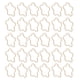 thumbnail image 4 of Moldes Para Hallazgos De Joyería DIY, Colgantes De Dijes De Bisel Abierto Colgantes De Molde De Marco En Blanco Hermosos 30 Uds Para Compañeros De Clase Para Fiesta ANGGREK Otros, 4 of 8