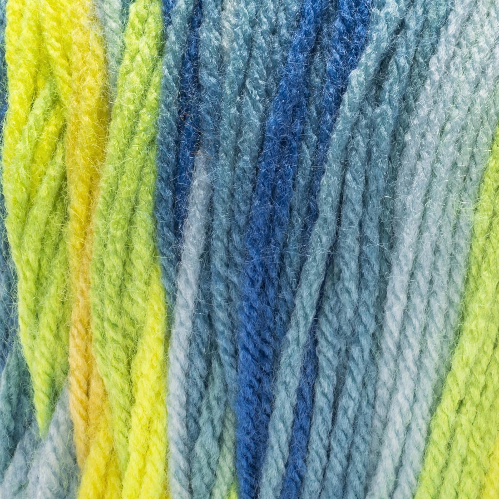 Red Heart® Super Saver Ombre™ #4 Worsted (Medium) Acrylic Yarn, Electric 10oz/283g 482 Yards (2 Pack)