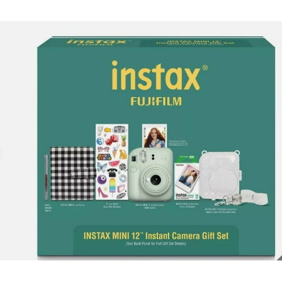 Fujifilm Instax Mini 12 Holiday Bundle - Mint Green