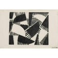 thumbnail image 3 of Otto Freundlich 18x13 Black Modern Framed Museum Art Print Titled - Composition, 3 of 5