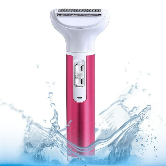 RNKR 5-in-1 Electric Razor for Women – Painless Bikini Trimmer, Eyebrow/Nose/Legs Shaver, IPX4 Waterproof, USB Rechargeable, Cordless for Dry & Wet Use