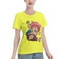 thumbnail image 2 of T-Shirt Basique à Manches Courtes pour Femmes une Pièce Chopper, 2 of 6