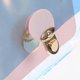 thumbnail image 3 of Women Transparent Handbag Colorful Chain Bags Rainbow Purses Clear Jelly Mini Bag (Pink), 3 of 4