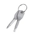 thumbnail image 4 of Domqga Outdoor Screwdriver, Pocket Screwdriver, 2 PCS Outdoor Stainless Steel Portable Screwdriver Set Tool with Key Ring, 4 of 7