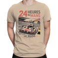 thumbnail image 2 of Smartprints 24 Heures Du Mans Racing Men's T-Shirt Natural, Cotton, S, 2 of 4