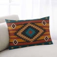 thumbnail image 2 of Aztec Southwest Throw Pillow Cover 16 x 24 Inch Decorative Pillow Cover Vintage Geometric Farmhouse Art Lumbar Pillowcase Seasonal Rectangle Cushion Case for Couch Sofa Bed Living Room, 2 of 7