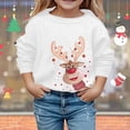 thumbnail image 2 of NIJNFCLOTH Chandails en Molleton de Noël Enfants Manches Longues Col Rond Imprimé Lettre Léger Chandails en Molleton Blouse Taille : 4-5 Ans, 2 of 6