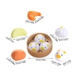 thumbnail image 2 of 22Pcs Chinese Breakfast Play Food Sets for Kids Kitchen, Realistic Dim Sum Steamed Bun Dumpling Toy with Steamer, Pretend Play Cooking Learning Toys, 2 of 5