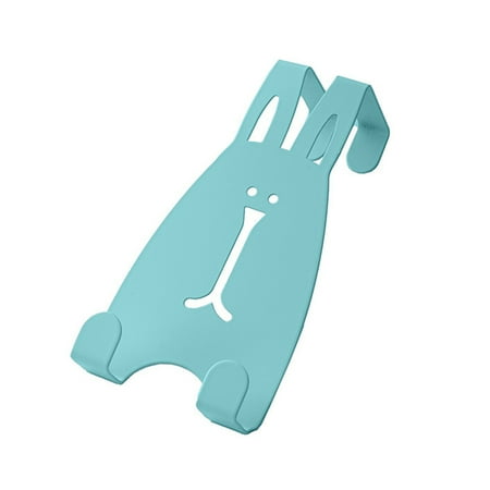 

HomeCozy Punch Free Strong Load-bearing Wardrobe Hanger Cartoon Rabbit Door Back Hook Household Supplies