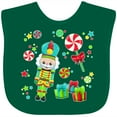 thumbnail image 3 of Inktastic Holiday Nutcracker and Candy for Christmas Boys or Girls Baby Bib, 3 of 4