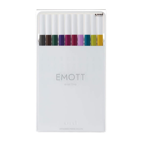 Set de Rotuladores Fineliner Emott #3, 10 Colores