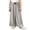 Light Ashy, variant on Girl's Wide Leg Cotton Trousers Elastic High Waist Casual Palazzo Pants Cute Bow Summer Vacation Outfits Comfy Travel Bottoms