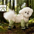 thumbnail image 3 of Pet AntiDust Pants, Anti-Slip Waterproof Rain Boots with Adjustable Suspender, Adjustable Anti-Slip Dog Boots & DogPaw Protectors, for Small Medium Dogs, 3 of 10