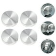 thumbnail image 1 of TABLZONE 4Ud Disco Redondo De Metal Para De Vidrio Con Adaptador Estable Y Portátil Para Hogar, 1 of 8